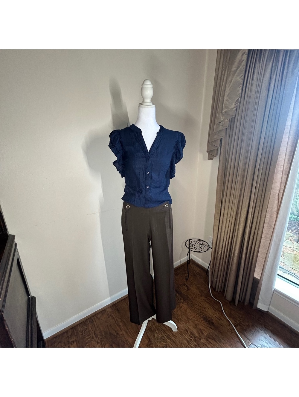 Harvé Benard by Bernard Holtzman dress pants 8P Corpcore office vixen tailored